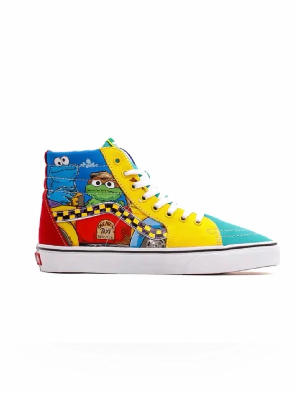 Vans x Sesame Street Sk8-hi High Top Sneakers Women’s 9.5 Men’s 8